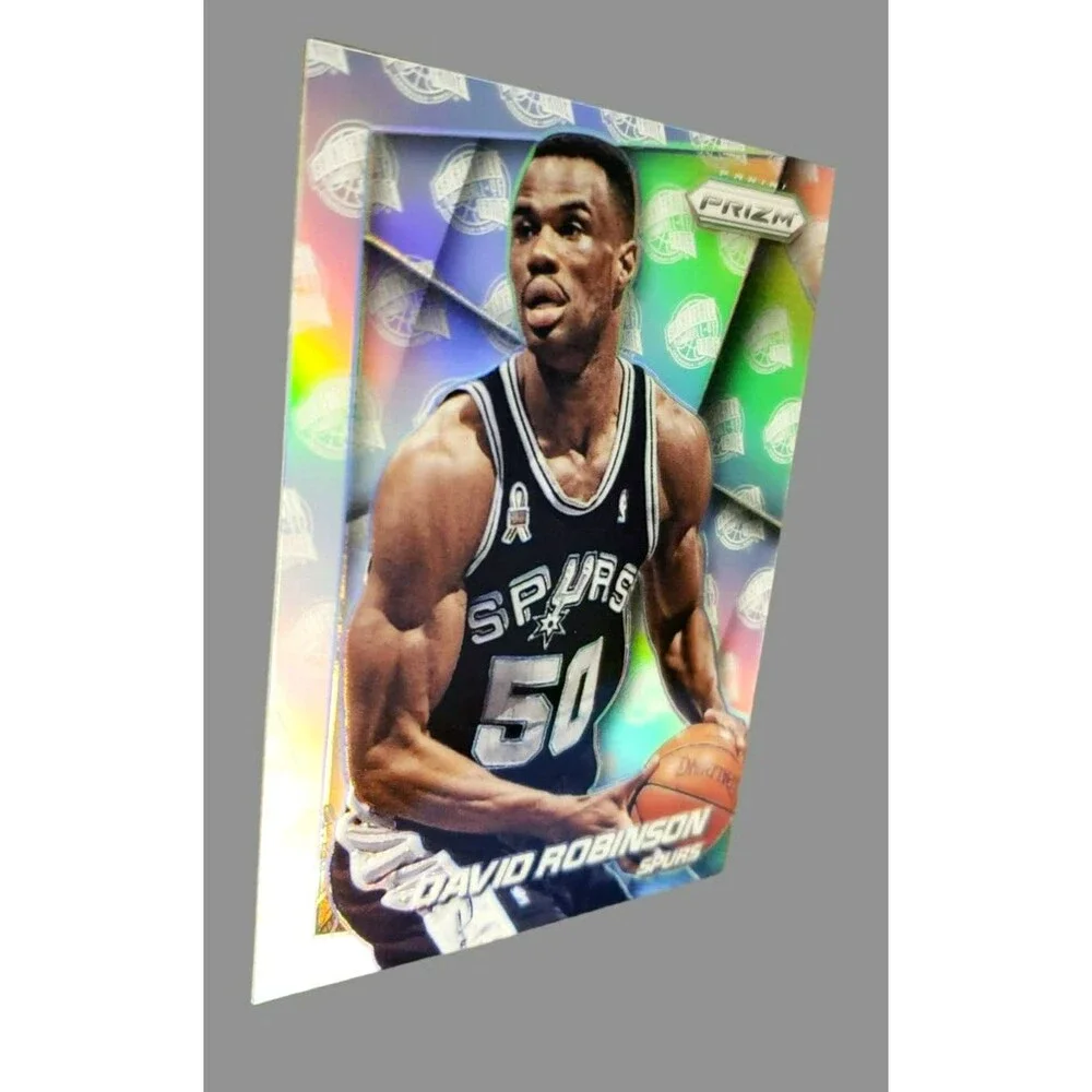 2014-15 Panini PRIZM DAVID ROBINSON Silver San Antonio Spurs Basketball Card# 28